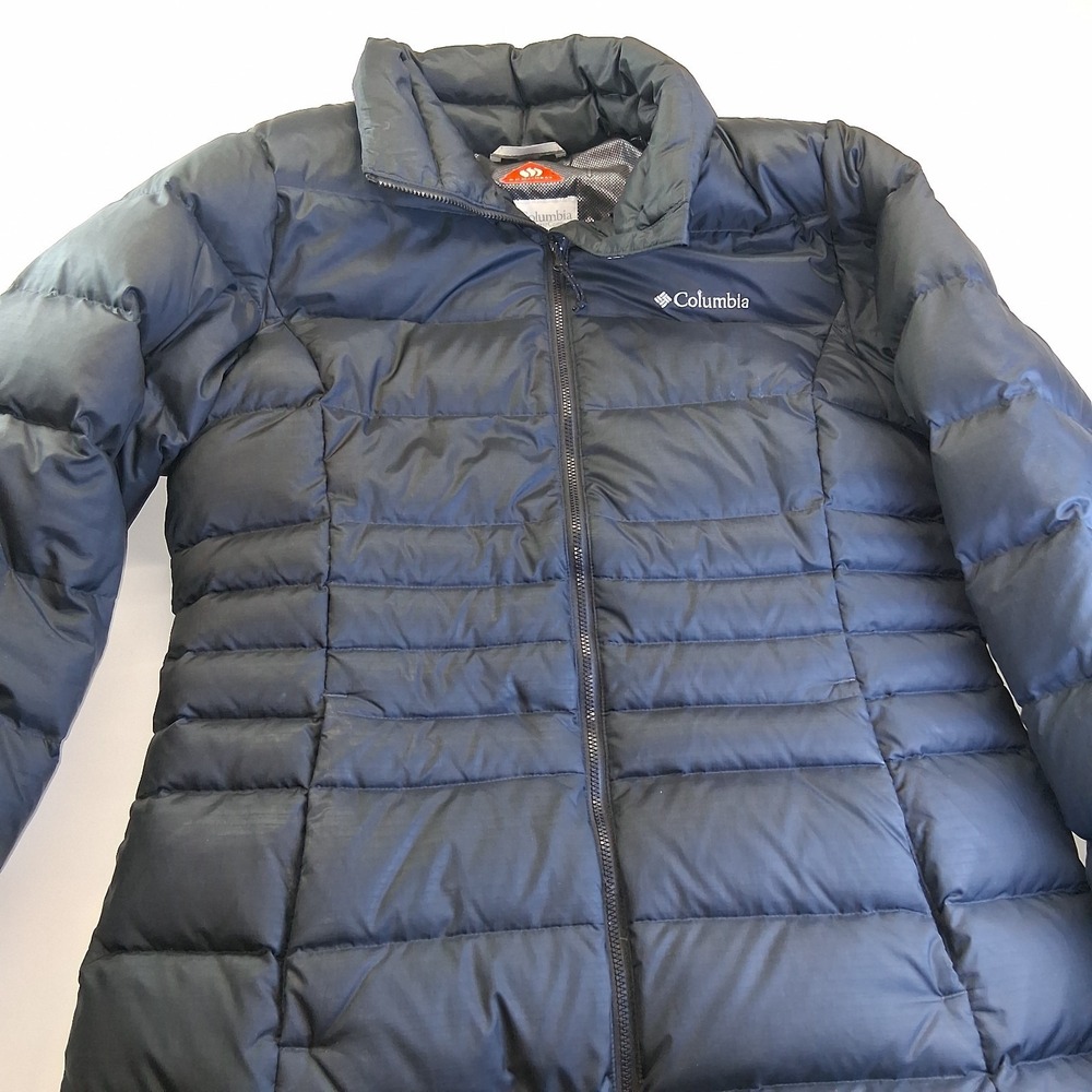 Columbia Womens Omni-Heat Down Puffer Jacket Black Size M